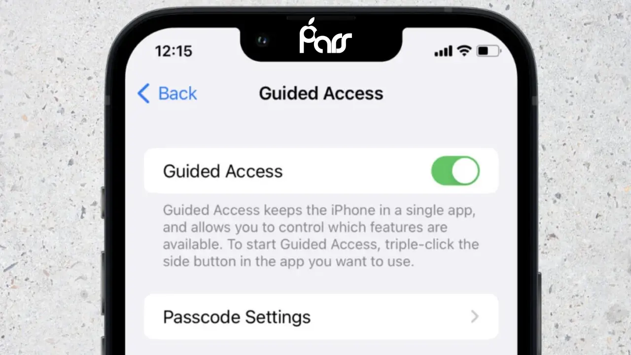 استفاده از Guided Access